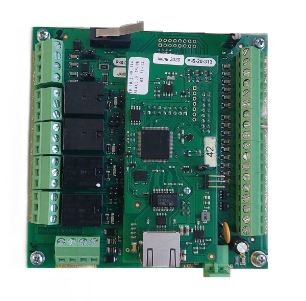 Универсальный контроллер замка/турникета PERCo CT/L04.2 интерфейс связи Ethernet, подключение по интерфейсу RS-485